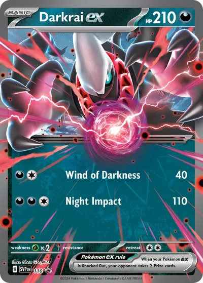 110 Darkrai ex Scarlet & Violet Black Star Promos 2023 110 Darkrai ex Scarlet & Violet Black Star Promos 2023