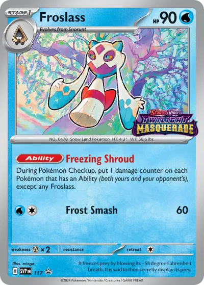 117 Froslass Scarlet & Violet Black Star Promos 2023 117 Froslass Scarlet & Violet Black Star Promos 2023