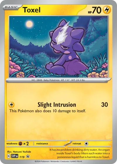 119 Toxel Scarlet & Violet Black Star Promos 2023 119 Toxel Scarlet & Violet Black Star Promos 2023