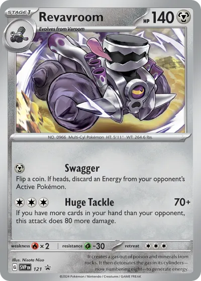 121 Revavroom Scarlet & Violet Black Star Promos 2023 121 Revavroom Scarlet & Violet Black Star Promos 2023