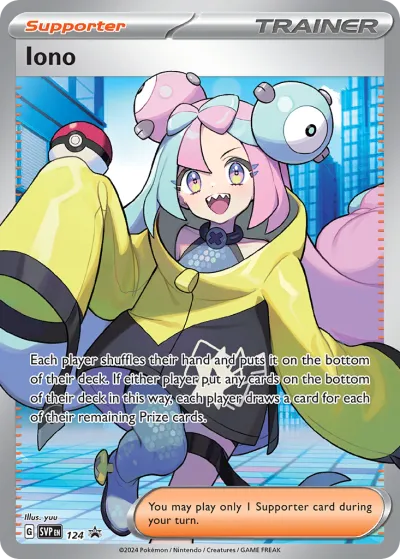 124 Iono Scarlet & Violet Black Star Promos 2023 124 Iono Scarlet & Violet Black Star Promos 2023