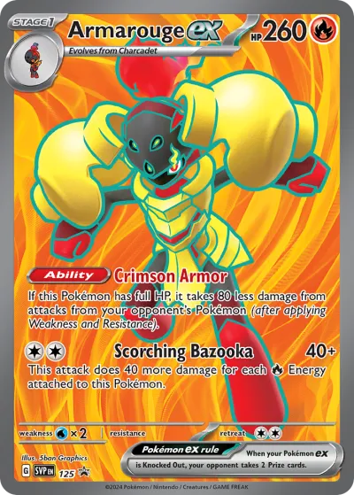 125 Armarouge ex Scarlet & Violet Black Star Promos 2023 125 Armarouge ex Scarlet & Violet Black Star Promos 2023