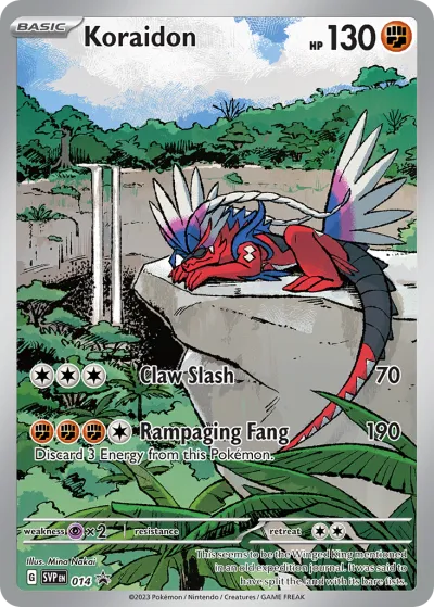 14 Koraidon Scarlet & Violet Black Star Promos 2023