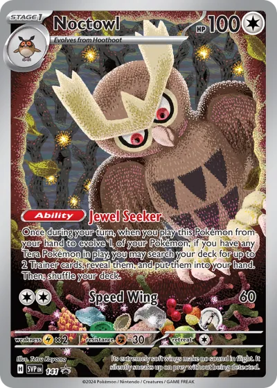 141 Noctowl Scarlet & Violet Black Star Promos 2023 141 Noctowl Scarlet & Violet Black Star Promos 2023