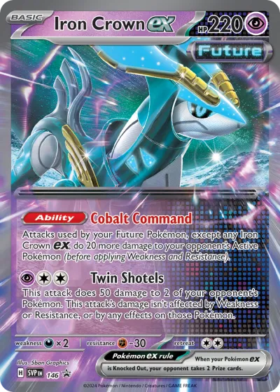 146 Iron Crown ex Scarlet & Violet Black Star Promos 2023 146 Iron Crown ex Scarlet & Violet Black Star Promos 2023