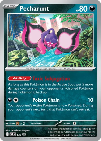 149 Pecharunt Scarlet & Violet Black Star Promos 2023 149 Pecharunt Scarlet & Violet Black Star Promos 2023