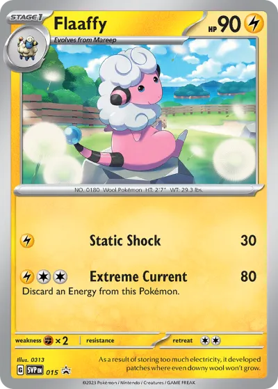 15 Flaaffy Scarlet & Violet Black Star Promos 2023