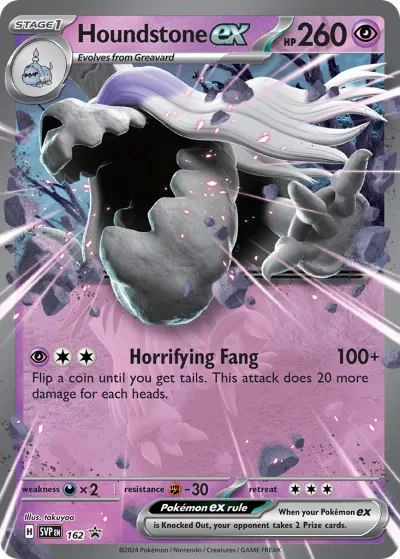 162 Houndstone ex Scarlet & Violet Black Star Promos 2023 162 Houndstone ex Scarlet & Violet Black Star Promos 2023