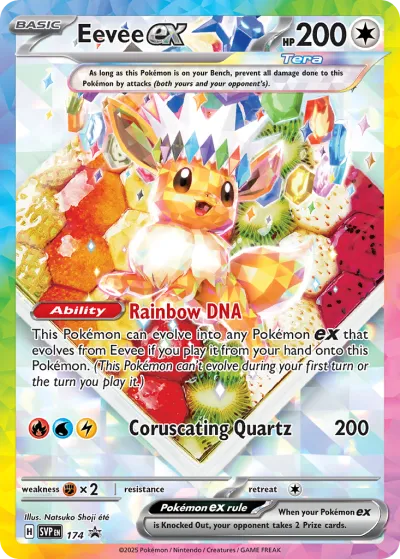 174 Eevee ex Scarlet & Violet Black Star Promos 2023 174 Eevee ex Scarlet & Violet Black Star Promos 2023