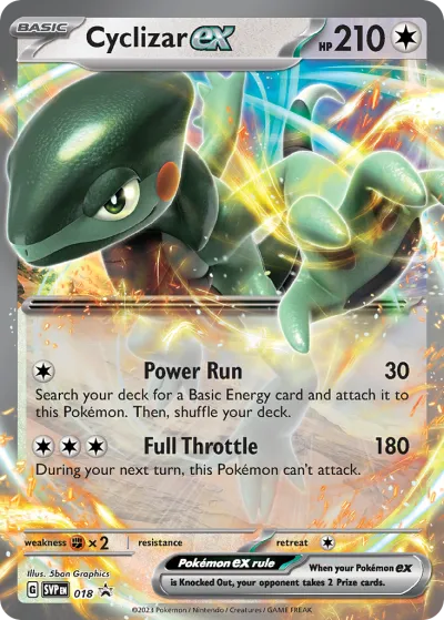 18 Cyclizar ex Scarlet & Violet Black Star Promos 2023