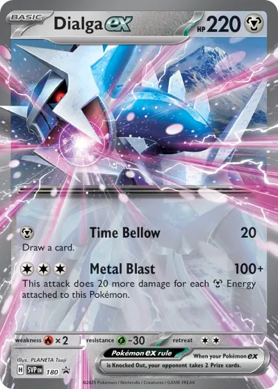 180 Dialga ex Scarlet & Violet Black Star Promos 2023 180 Dialga ex Scarlet & Violet Black Star Promos 2023