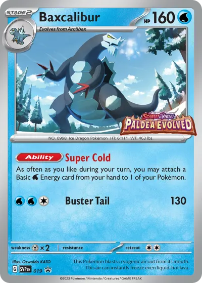 19 Baxcalibur Scarlet & Violet Black Star Promos 2023