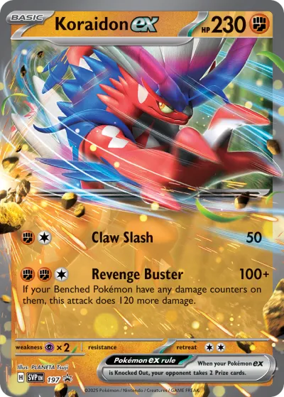 197 Koraidon ex Scarlet & Violet Black Star Promos 2023 197 Koraidon ex Scarlet & Violet Black Star Promos 2023