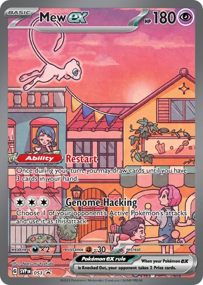53 Mew ex Scarlet & Violet Black Star Promos 2023 53 Mew ex Scarlet & Violet Black Star Promos 2023