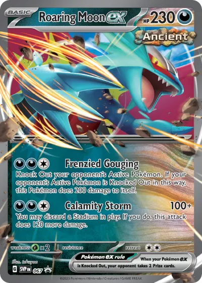67 Roaring Moon ex Scarlet & Violet Black Star Promos 2023 67 Roaring Moon ex Scarlet & Violet Black Star Promos 2023