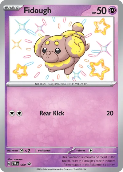 69 Fidough Scarlet & Violet Black Star Promos 2023 69 Fidough Scarlet & Violet Black Star Promos 2023