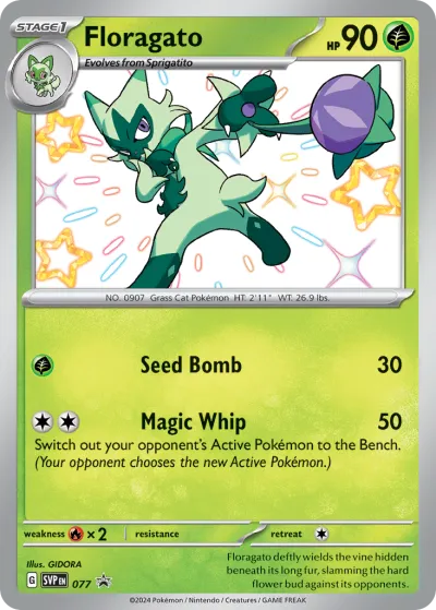 77 Floragato Scarlet & Violet Black Star Promos 2023 77 Floragato Scarlet & Violet Black Star Promos 2023