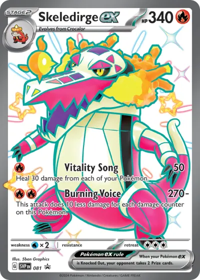 81 Skeledirge ex Scarlet & Violet Black Star Promos 2023 81 Skeledirge ex Scarlet & Violet Black Star Promos 2023