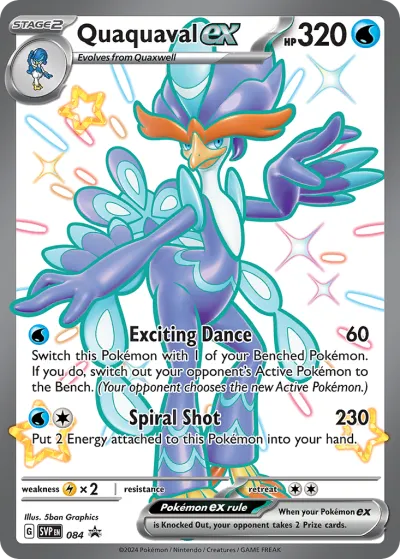 84 Quaquaval ex Scarlet & Violet Black Star Promos 2023 84 Quaquaval ex Scarlet & Violet Black Star Promos 2023