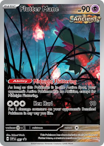 97 Flutter Mane Scarlet & Violet Black Star Promos 2023 97 Flutter Mane Scarlet & Violet Black Star Promos 2023