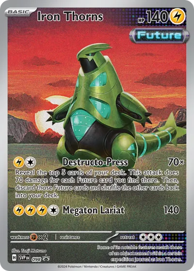98 Iron Thorns Scarlet & Violet Black Star Promos 2023 98 Iron Thorns Scarlet & Violet Black Star Promos 2023