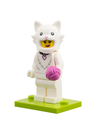 71051-2 Fluffy Cat Costume Fan LEGO Minifigures Серія 28: Тварини 2026