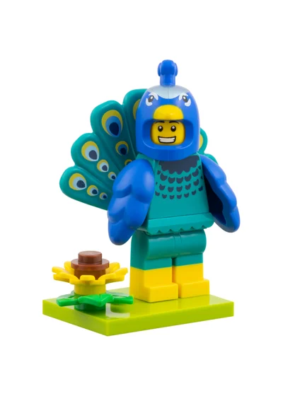 71051-1 Peacock Costume Fan LEGO Minifigures Серія 28: Тварини 2026