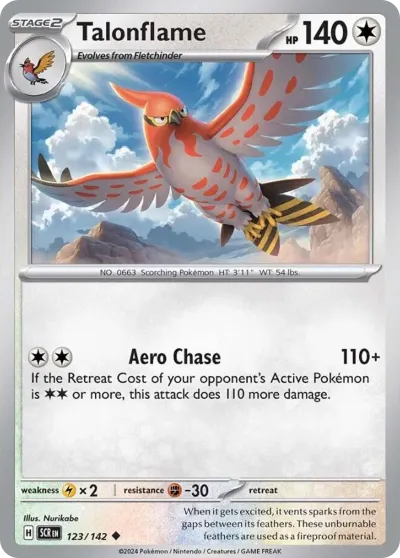 123 Talonflame Stellar Crown 2024 123 Talonflame Stellar Crown 2024
