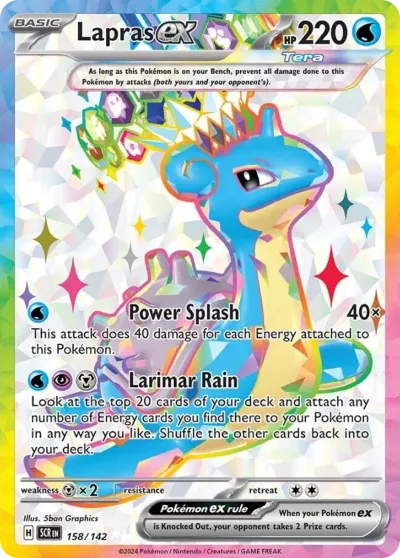 158 Lapras ex Stellar Crown 2024 158 Lapras ex Stellar Crown 2024