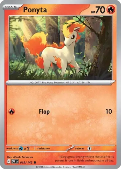 19 Ponyta Stellar Crown 2024