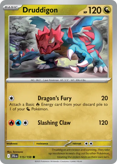 115 Druddigon Journey Together 2025 115 Druddigon Journey Together 2025