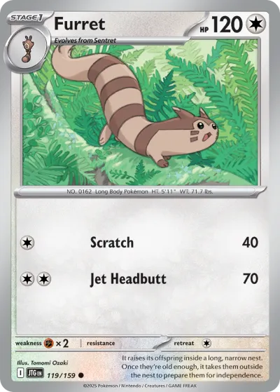 119 Furret Journey Together 2025 119 Furret Journey Together 2025
