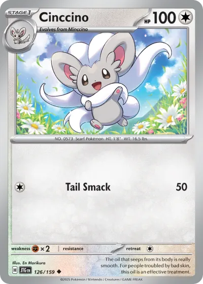 126 Cinccino Journey Together 2025 126 Cinccino Journey Together 2025