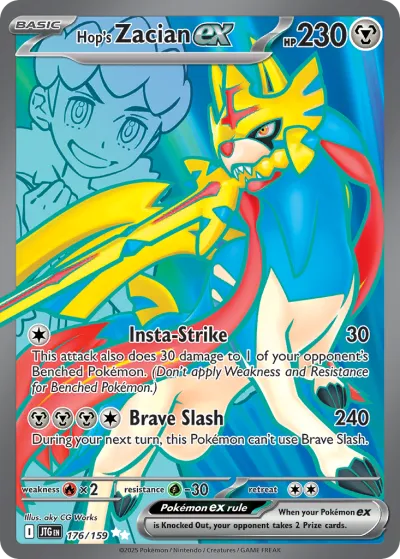 176 Hop's Zacian ex Journey Together 2025 176 Hop's Zacian ex Journey Together 2025