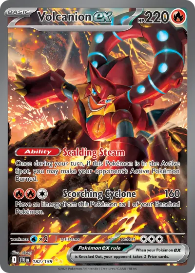 182 Volcanion ex Journey Together 2025 182 Volcanion ex Journey Together 2025