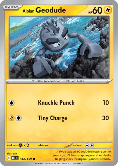 44 Alolan Geodude Journey Together 2025 44 Alolan Geodude Journey Together 2025