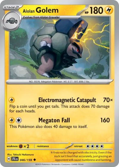 46 Alolan Golem Journey Together 2025 46 Alolan Golem Journey Together 2025
