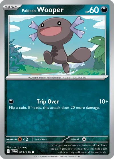 93 Paldean Wooper Journey Together 2025 93 Paldean Wooper Journey Together 2025