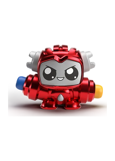 VS044 Red two-colour graphic artist robot Kinder Colorbots 2026
