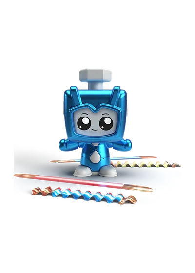 VS072 Робот для складання синій Kinder Colorbots 2026 VS072 Робот для складання синій Kinder Colorbots 2026