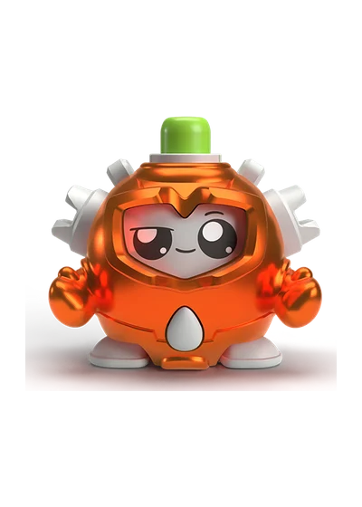 VS079 Orange graphic artist robot Kinder Colorbots 2026