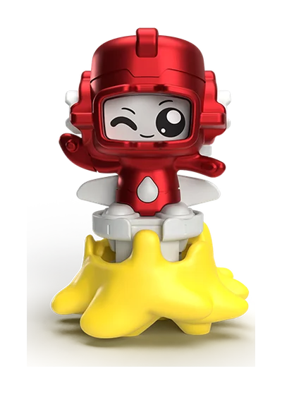 VS094 Робот-штамп червоний Kinder Colorbots 2026 VS094 Робот-штамп червоний Kinder Colorbots 2026