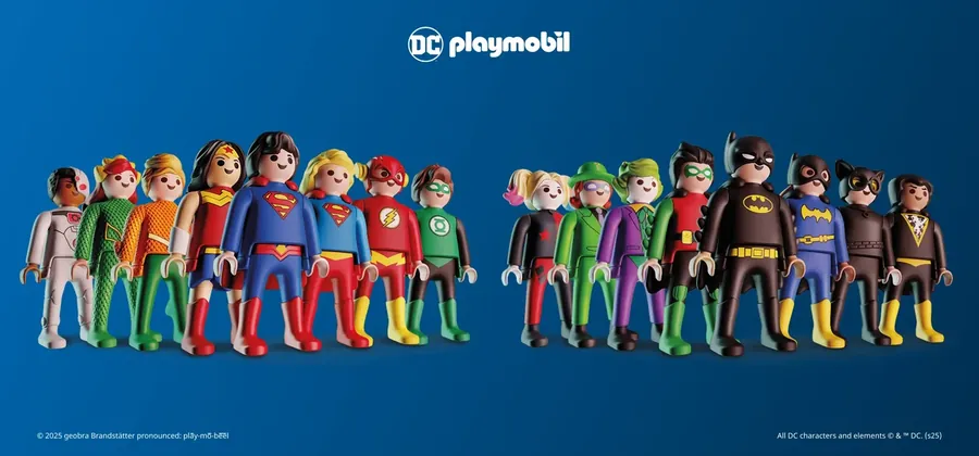 Kinder DC × Playmobil (2025) — обкладинка колекції