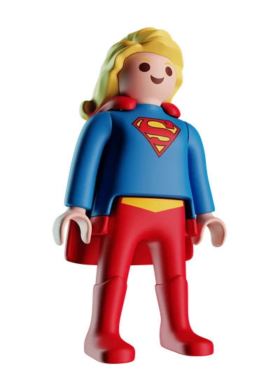 VC292 Supergirl Kinder DC × Playmobil 2025