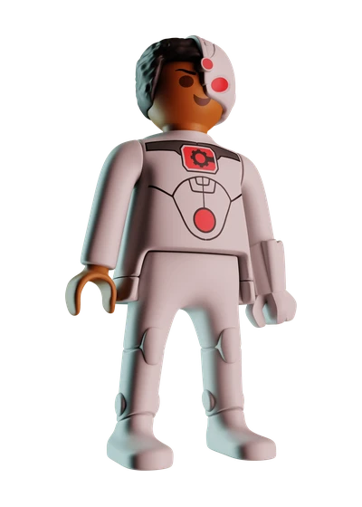 VC300 Cyborg Kinder DC × Playmobil 2025