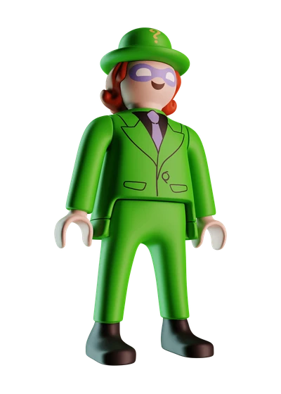 VC301 The Riddler Kinder DC × Playmobil 2025
