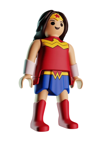 VC302 Wonder Woman Kinder DC × Playmobil 2025