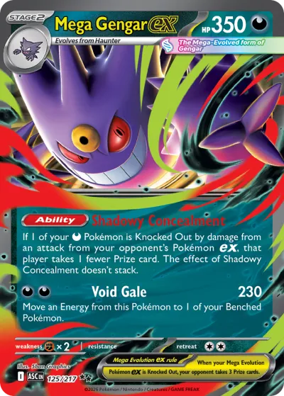 125 Mega Gengar ex Ascended Heroes 2026 125 Mega Gengar ex Ascended Heroes 2026