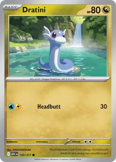 150 Dratini Ascended Heroes 2026 150 Dratini Ascended Heroes 2026