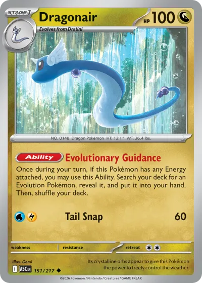 151 Dragonair Ascended Heroes 2026 151 Dragonair Ascended Heroes 2026
